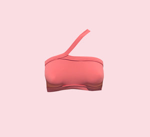 Rib Crop - coral